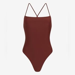 Express Body Contour One-Piece Swimsuit – NWT – Brown – XL